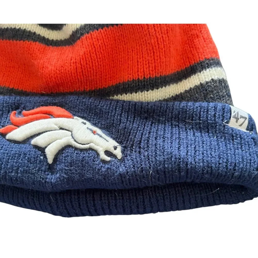 47 Denver Broncos NFL knit beanie